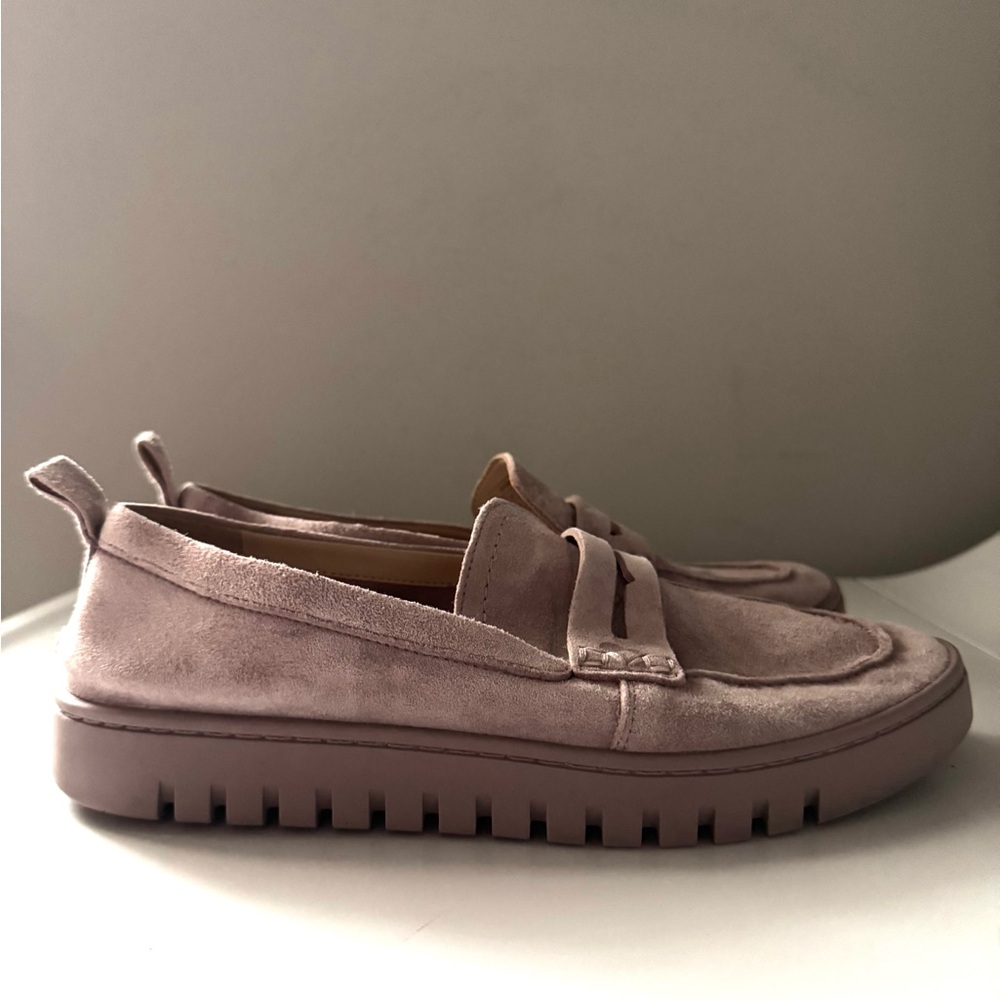Vionic Women’s Suede Loafer in Dusty Rose - Picture 3 of 6